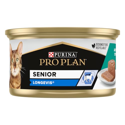 PURINA PRO PLAN | Senior | Longevis | Thunfischschaum | Katze Lunchbox 85 g | 24 Stück von Pro Plan