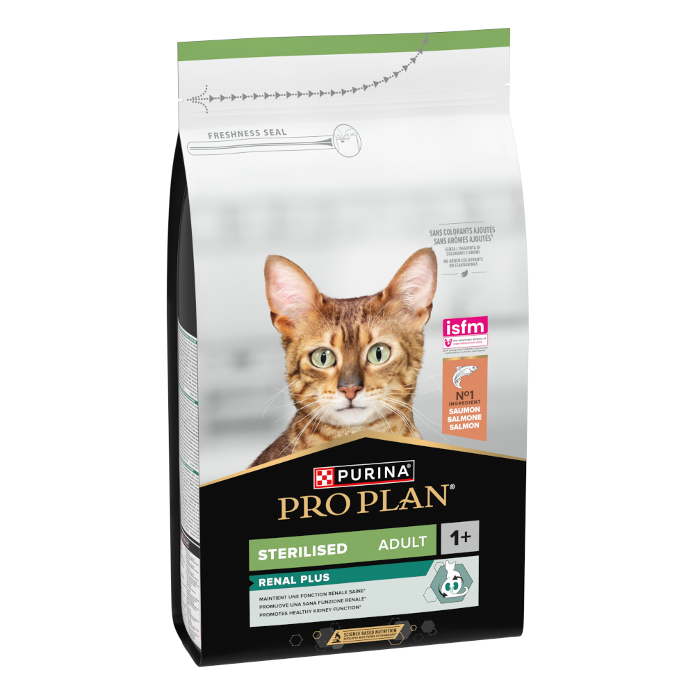 PURINA PRO PLAN Sterilised Adult Renal Plus Lachs - Sparpaket: 4 x 1,5 kg PURINA PRO PLAN Sterilised Adult Renal Plus Lachs - Sparpaket: 4 x 1,5 kg von Pro Plan