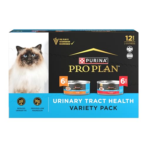 PURINA Pro Plan Urinary Cat Food, Wet Cat Food Variety Pack, Urinary Tract Health Beef and Huhn Entrees von Pro Plan