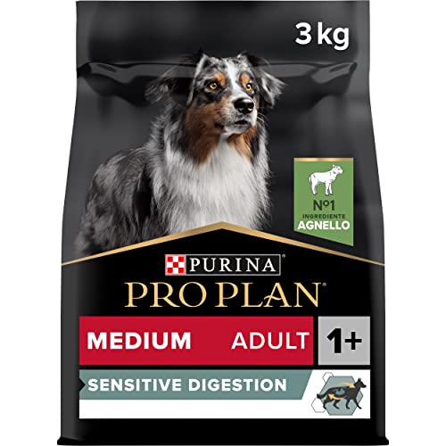 PURINA Pro Plan Erwachsener Hund, mittelgroß, mit empfindlicher Verdauung, 3 kg von Pro Plan