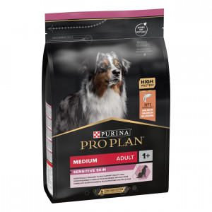 Pro Plan Medium Adult Sensitive Skin mit Lachs Hundefutter 2 x 14 kg von Pro Plan