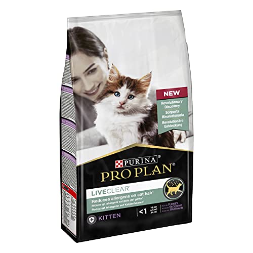 Pro Plan LIVECLEAR KITTEN, Katzenfutter trocken, reich an Truthahn, 6er Pack (6 x 1,4kg) von Pro Plan