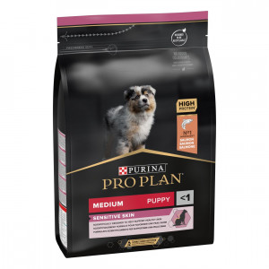 Pro Plan Medium Puppy Sensitive Skin mit Lachs Hundefutter 2 x 3 kg von Pro Plan