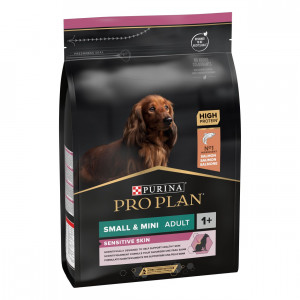 Pro Plan Small & Mini Adult Sensitive Skin mit Lachs Hundefutter 2 x 3 kg von Pro Plan