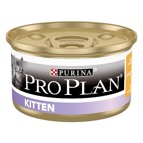 Purina Pro Plan Kitten Katze, Mousse mit Huhn, 24 Dosen à 85 g von Pro Plan