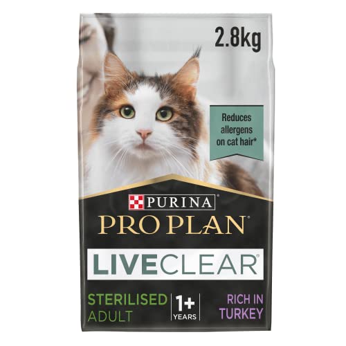 Purina Pro Plan Liveclear Erwachsene sterilisiert – 1+ – Reich an Truthahn – 2,8 kg von Pro Plan