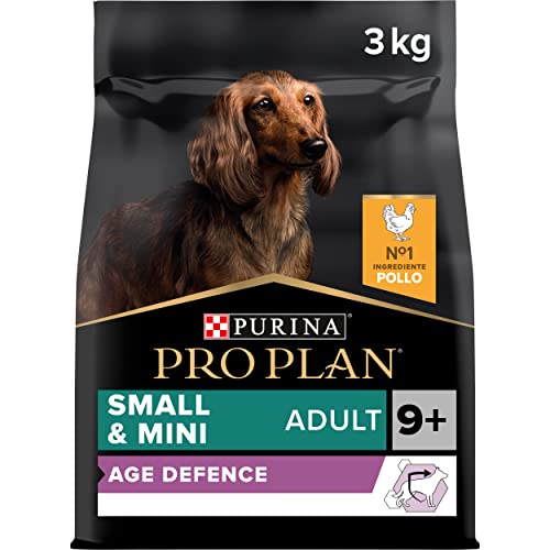 PURINA PRO PLAN Kleiner und Kleiner Hund für Erwachsene, 9+, mit OPTIAGE Huhn, 3 kg von Pro Plan