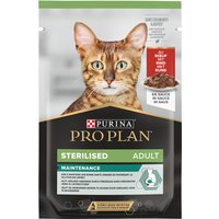 Sparpaket PURINA PRO PLAN 24 x 85 g - Sterilised Rind von Pro Plan