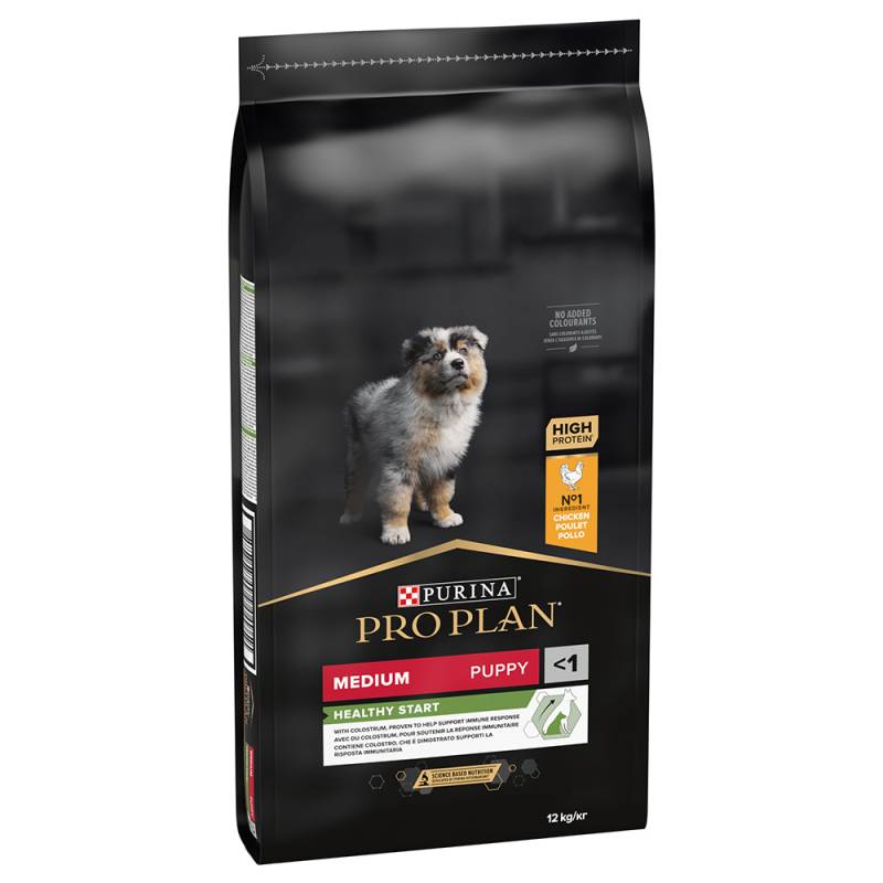 Sparpaket PURINA PRO PLAN 2 x Großgebinde - Medium Puppy Huhn & Reis (2 x 12 kg) von Pro Plan