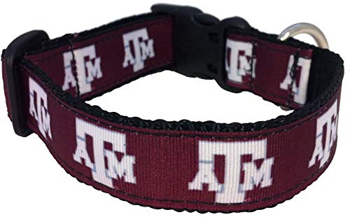 College-Hundehalsband, Größe M, Texas A & M von Pro Sport Brand