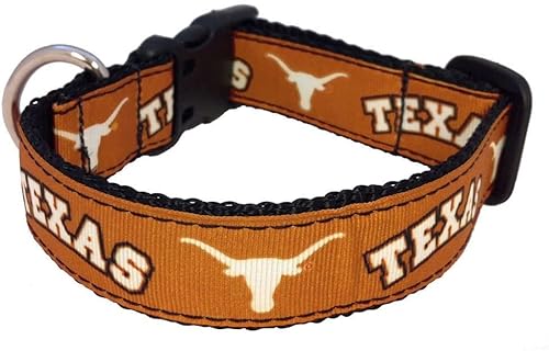 College-Hundehalsband, Größe S, Texas von Pro Sport Brand