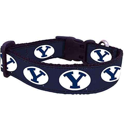 College Hundehalsband (Größe M, BYU) von Pro Sport Brand