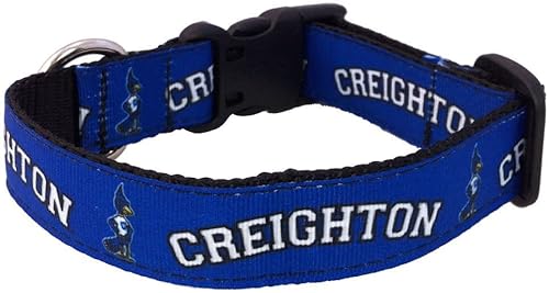 College Hundehalsband (Größe M, Creighton) von Pro Sport Brand