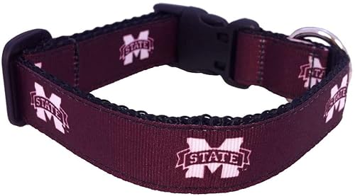 College-Hundehalsband (Größe M, Mississippi State) von Pro Sport Brand