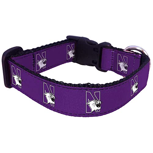 College-Hundehalsband (Größe M, Nordwestern) von Pro Sport Brand