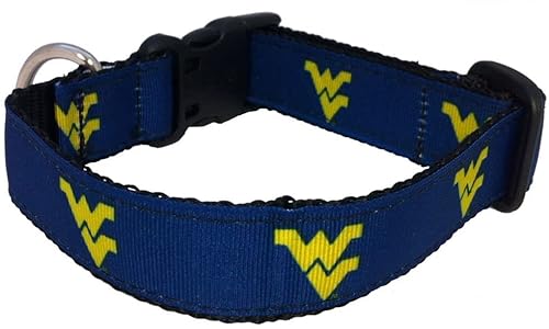 College-Hundehalsband (groß, West Virginia) von Pro Sport Brand