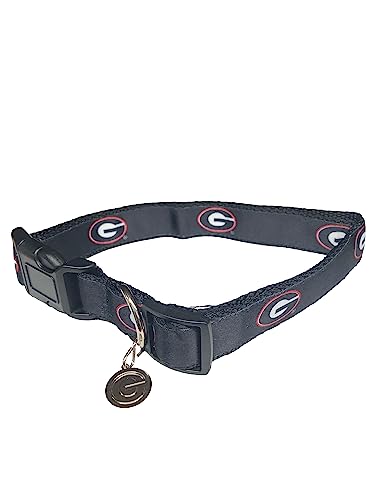 College Pet Hundehalsband, Größe M, Georgien von Pro Sport Brand