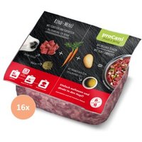 ProCani frisch & fertig Komplettmenü Napffertig Rind 16x500 g von ProCani