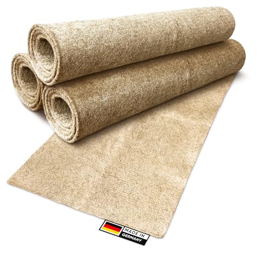 ProFlora® Nagerteppich aus 100% Hanf - Biologisch abbaubare Hanfmatten für Nager wie Kaninchen, Meerschweinchen und Hamster (100 x 50 cm, 5 mm dick, 1 Stück) von ProFlora