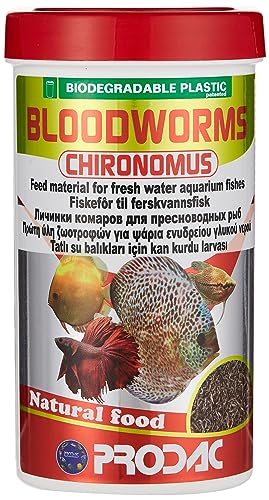 prodac BLOODWORMS CHIRONOMUS Mückenlarven Vermelhas 250 ml 20 g von Prodac