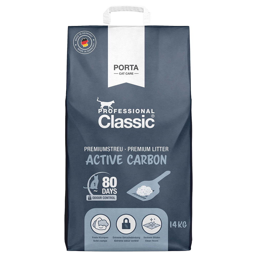 Professional Classic Katzenstreu Active Carbon - Sparpaket: 2 x 14 kg Professional Classic Katzenstreu Active Carbon - Sparpaket: 2 x 14 kg von Professional Classic