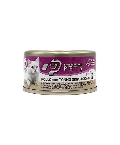 Professional Pets Katzenfutter Thunfisch/Huhn/Oliven Gr.70 von Professional Pets