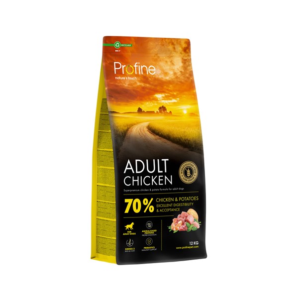 Profine Adult All Breeds - Huhn und Kartoffel - 12 kg von Profine