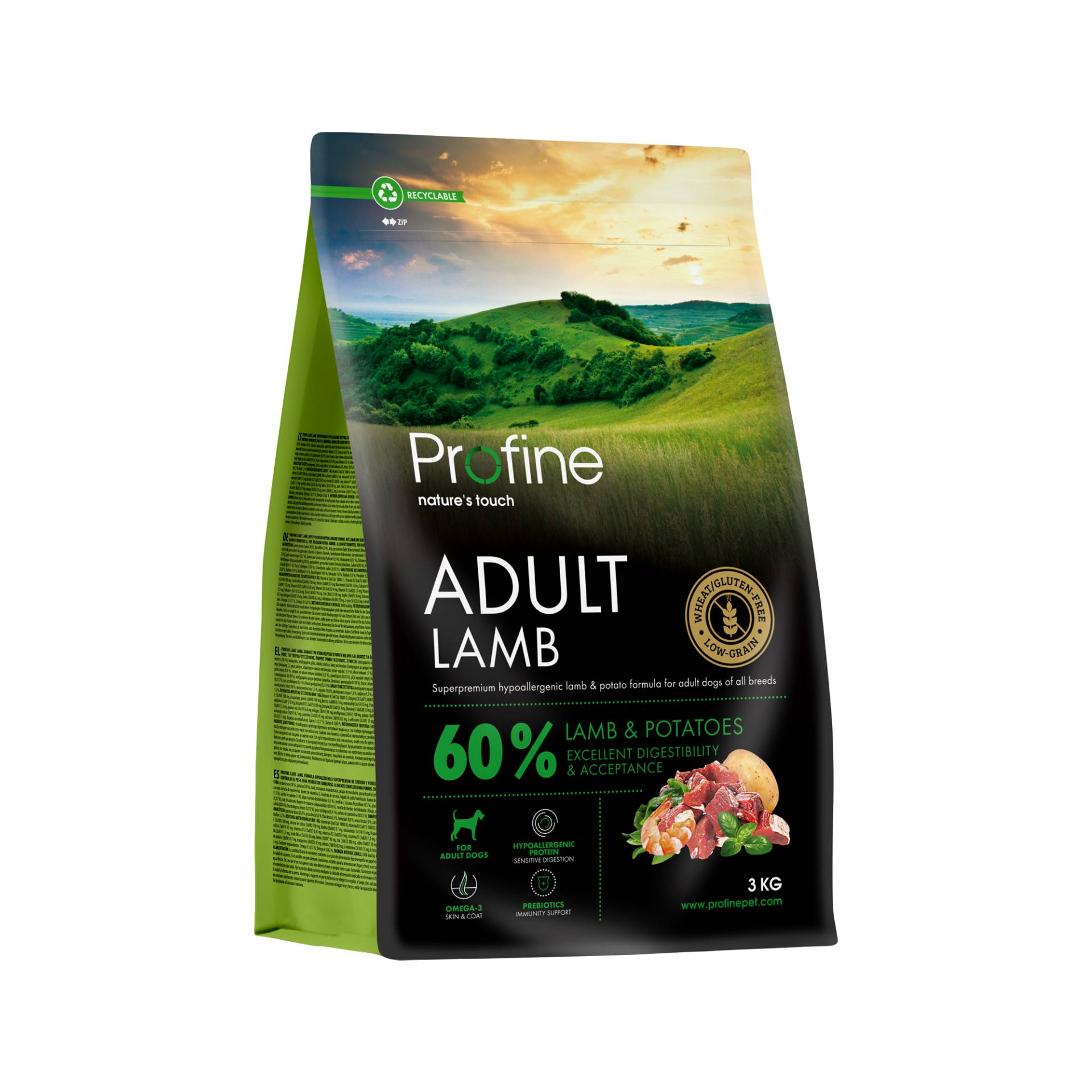 Profine Adult Hundefutter - Lamm - 12 kg von Profine