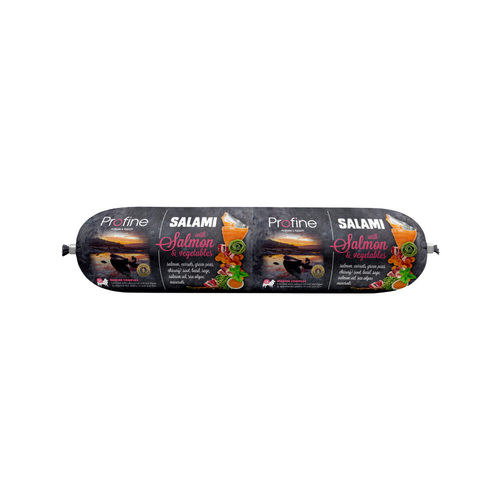 Profine Dog Salami - Lachs & Gemüse - 4 x 800 g von Profine