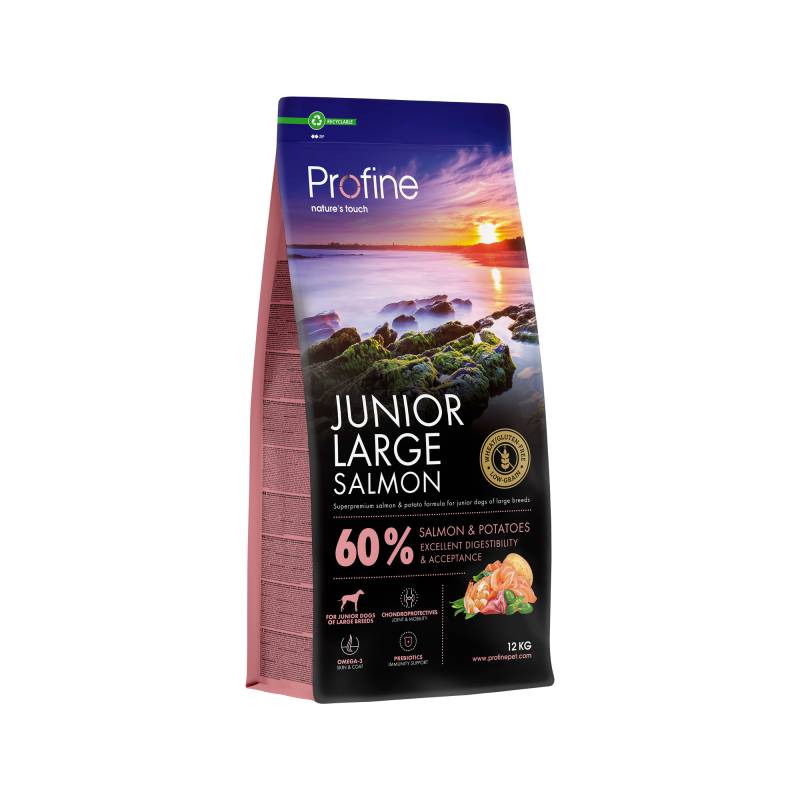 Profine Junior Large Breed - Hundefutter - Lachs & Kartoffel - 12 kg von Profine