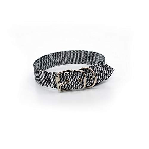 Project Blu XL Eco Friendly Dog Collar, Sustainable Recycled Material Pet Collar (Grey, Size 50 (Neck Size 34cm-42cm)) von Project Blu