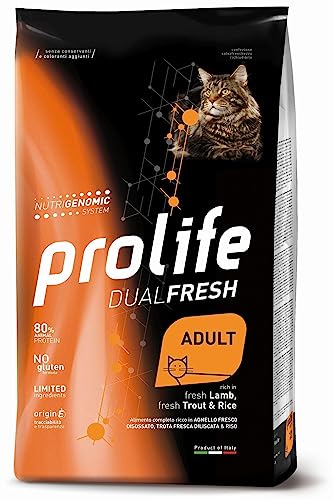 PROLIFE CAT Dual Fresh Adult Lamm Forelle und Reis. 400 g von Prolife