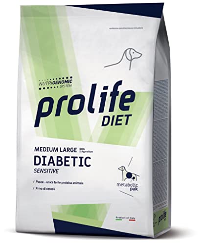 PROLIFE DIETISCHES Diabetic MEDIUMLARGE Dog. 8 kg von Prolife