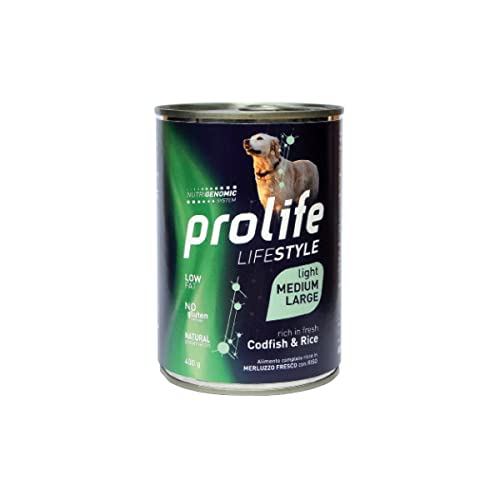 PROLIFE Lifestyle Light Kabeljau und Reis Medium Large 400 g von Prolife