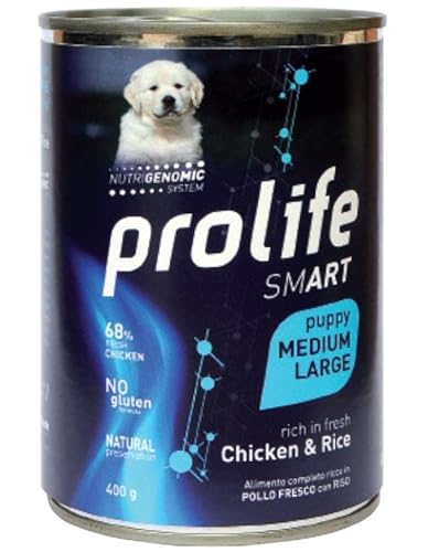 PROLIFE Smart Puppy Huhn und Reis, mittelgroß, 400 g PROLIFE Smart Puppy Huhn und Reis, mittelgroß, 400 g von Prolife