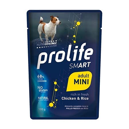 Prolife Smart Adult Chicken & Rice Mini 100 g Beutel 10 Stück von Prolife
