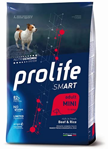 Prolife Smart Adult Rindfleisch & Reis – Mini 2 Säcke à 2 kg = 4 kg von Prolife