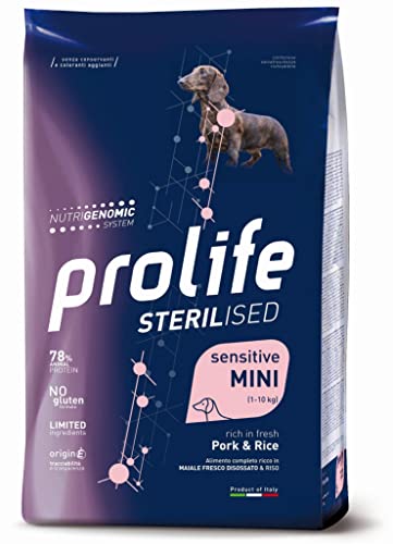 prolife Sterilised Sensitive Pork & Rice Adult Mini 7 kg von Prolife