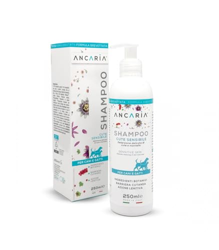 Ancaria Shampoo 250 ml für Hunde und Katzen – sanfte Reinigung von Haut und Fell von Prosol