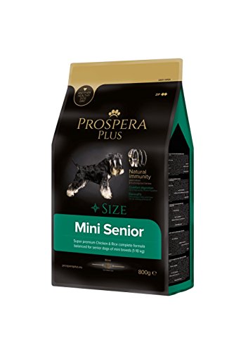 Prospera Plus Futtermittel für Hunde, Senior, Klein, Super-Premium-Pollo und Reis – 800 g von Prospera Plus