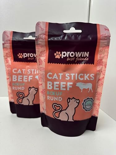 proWIN Best Friends CAT Sticks Beef 150g - Doppelpack - 2x150g von Prowin