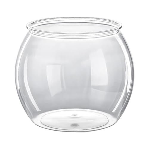 Fischglas Aquarium Fischschale Kugelaquarium Fischtank Glasvase Blumenvase Kugel Terrarium Glas Für Den Tisch RBruchsicherer,für Wohnzimmer, Wohnung von Proypiax