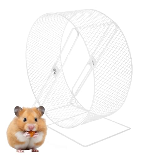 Laufrad Hamster, Acrylic Hamsterrad Leise Transparent Mit Verstellbare Basis Hamster Hamsterrad,Silent Hamster Rad,Silent Wheel,Ruhiges Hamster Rad,Super-Silent Hamster Übungsrad von Proypiax