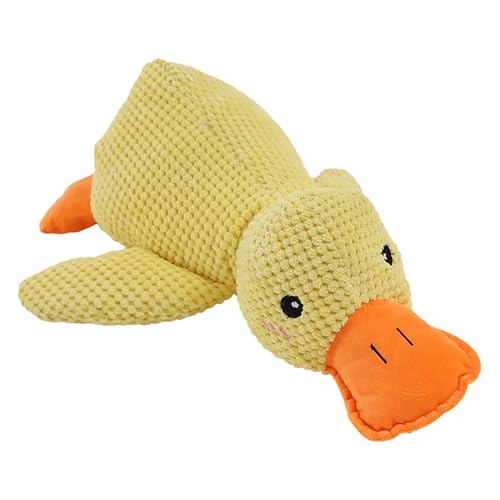 Proypiax Enten Hundespielzeug | Beruhigende Ente Für Hunde | Quack-Quack Duck Dog Toy Hundespielzeug Unzerstörbar, Hundespielzeug Quietschend von Proypiax