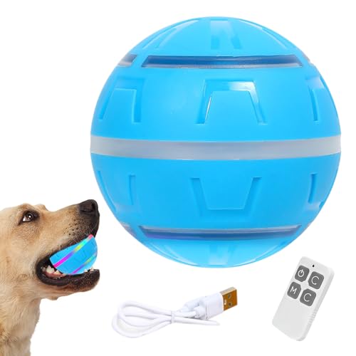 Pruojhw Beweglicher Ball Für Hunde - Automatisch Beweglicher Hundespielzeug Ball,Vibrierender Aktiver Rollball Mit Licht Für Alle Hunderassen Innen- Und Außenspiele Pruojhw Beweglicher Ball Für Hunde - Automatisch Beweglicher Hundespielzeug Ball,Vibrierender Aktiver Rollball Mit Licht Für Alle Hunderassen Innen- Und Außenspiele von Pruojhw