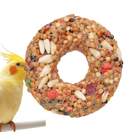 Pruojhw Leckerbissen Für Nymphensittiche | Vogelkäfig Spielzeug,Getreide Beißring Donut-Form Futterbeschäftigungsspiel Für Volierenvögel Unzertrennliche & Sittiche Aktivitätsförderung Pruojhw Leckerbissen Für Nymphensittiche | Vogelkäfig Spielzeug,Getreide Beißring Donut-Form Futterbeschäftigungsspiel Für Volierenvögel Unzertrennliche & Sittiche Aktivitätsförderung von Pruojhw