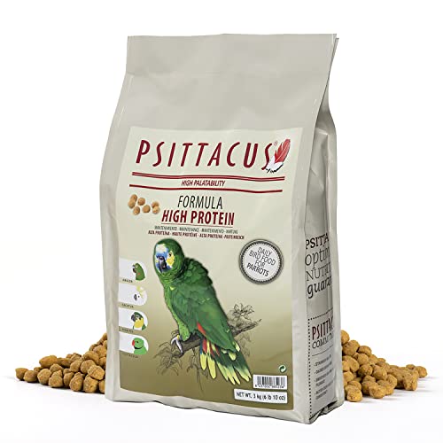 Psittacus - Futter für Papageien, hoch, Protein, 3 kg von Psittacus