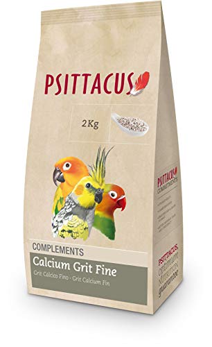 PSITTACUS S Calcium Grit Fine 2 kg, Schwarz von Psittacus