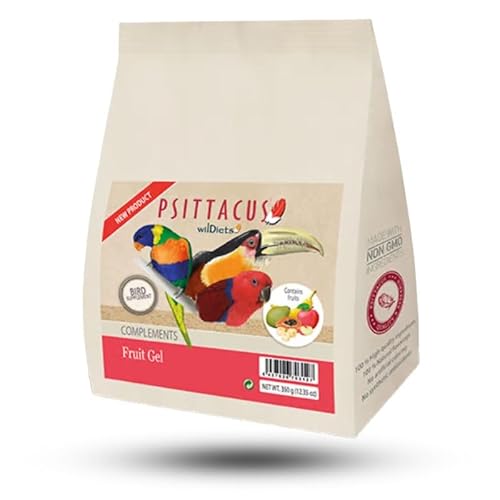 Papageienfutter | PSITTACUS Fruit Gel | Beutel mit 350 g von Psittacus