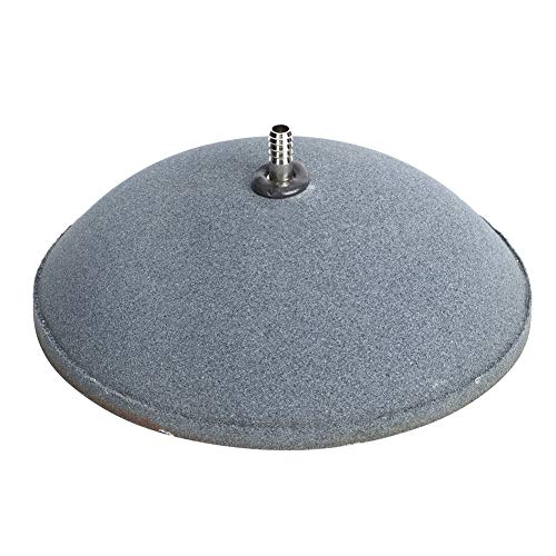 Aquarium Air Stone gesinterte Aquarium Hydroponics Bubble Diffusor Round Pond Bubble Steinscheibe Airstone Diffusor Platte (12cm) von Pssopp